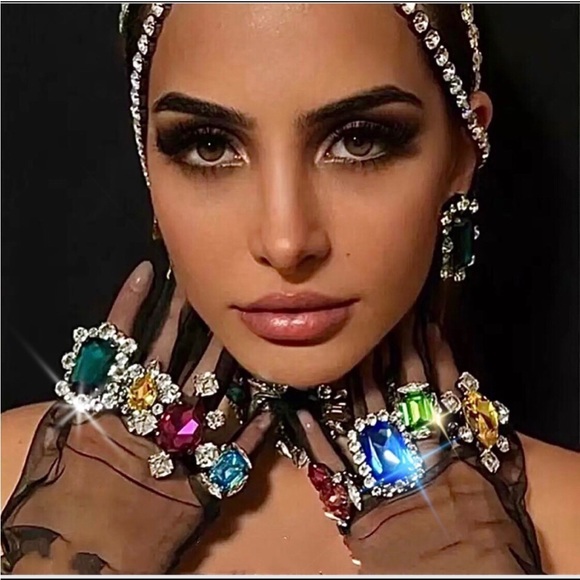 Cocktail Ring - Deep Claret - Picture 3 of 5